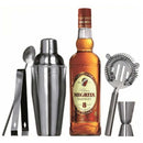 Set da Cocktail Con Shaker Pinza Ghiaccio Misurino Cucchiaio Strainer Barman