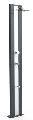 Doccia da Giardino Miscelatore Nebulizzatore e Lavapiedi Arkema Dada S Fascia Inox Antracite