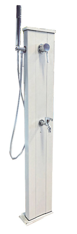 Fontana da Esterno con Rubinetto Portagomma Miscelatore e Doccetta Mobile Arkema Spring Sabbia sconto