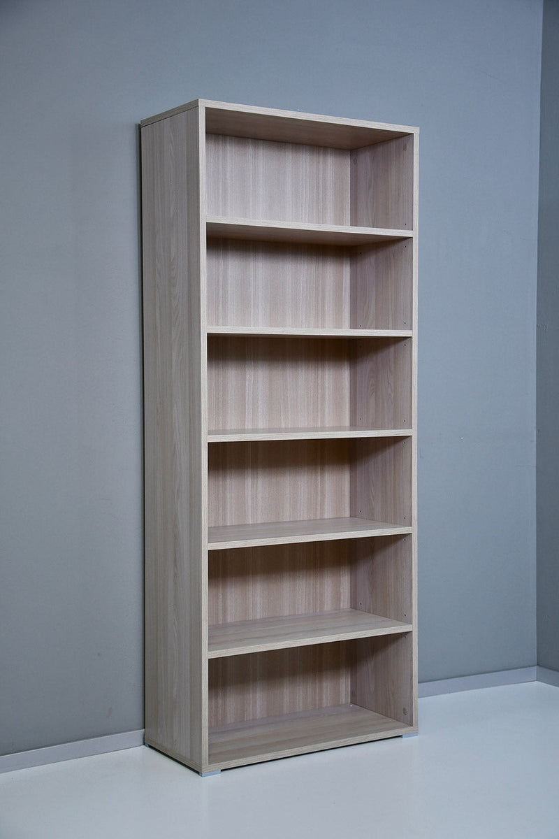 Libreria 6 Ripiani 72,3x34,1x177,1 cm in Truciolare Nobilitato Olmo
