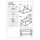Set da Giardino Divano 2 Poltrone e Tavolino in Polyrattan Detroit Grigio