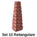 Set 10 Scatole Rettangolari in cartone