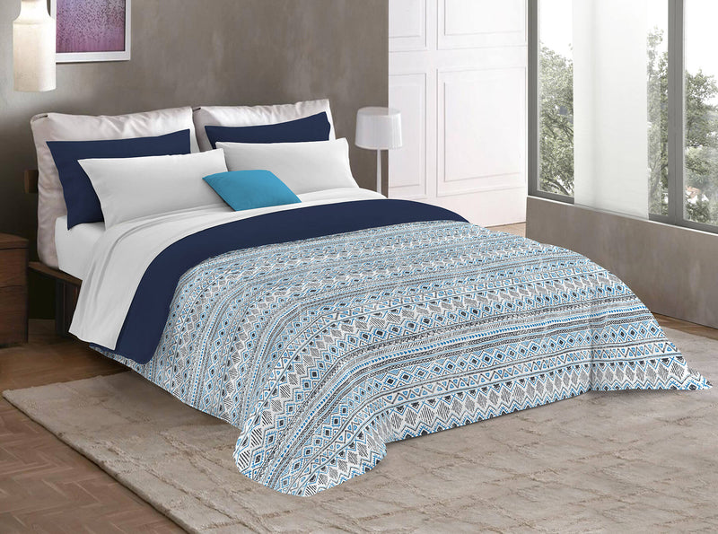 Trapunta Invernale Matrimoniale Stampata 250gr Indie Multicolore