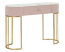 Console Montpellier Rosa 100x40x75 cm in Ferro Legno 