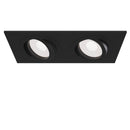 Faretto da incasso Downlight in Alluminio Atom Nero
