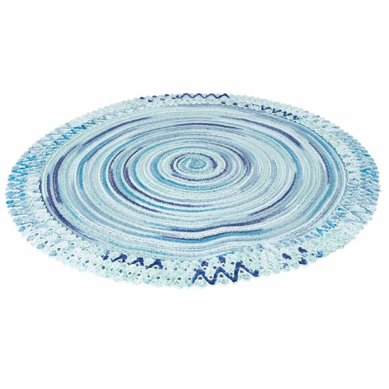 Set 6 Tovagliette Ø44x0,5 cm  in Polipropilene VdE Tivoli 1996 Shades of ocean