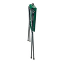 Piastra di Cottura GAS 4043 GHIV Ompagrill in Ghisa Vetrificata 40x43 cm Alimentazione a Gas Struttura Pieghevole in Acciaio Verde      