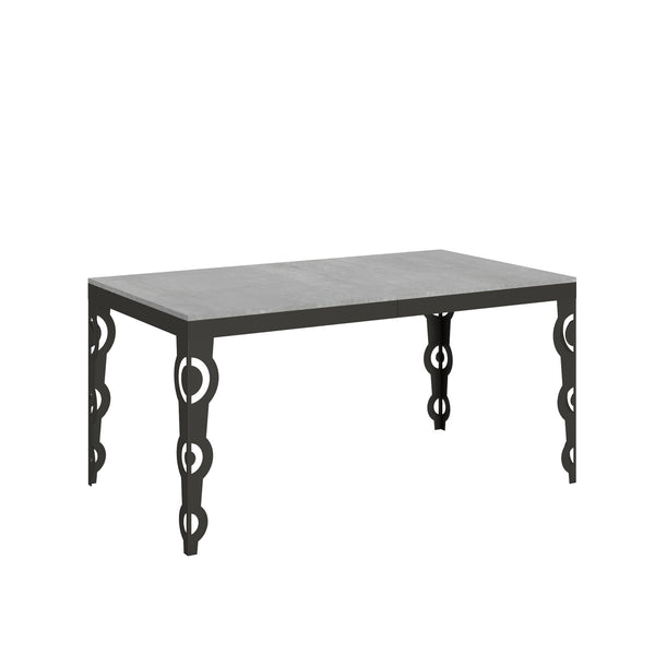 Tavolo Allungabile 160-420x90x77 cm Karamay Evolution Cemento online