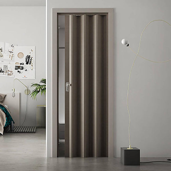 sconto Indoor-Falttür 88,5 x 214 cm aus PVC Saba Florance Taubengrau