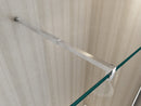 Parete Doccia Walk-In in Cristallo 8mm Trasparente H200cm Varie Misure