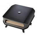 Forno per Pizza a Gas 17’ Fino a 400° 42x42 cm con Pietra Refrattaria e Tagliere in Nylon
