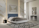 Letto Matrimoniale Kaia Blu Varie Misure
