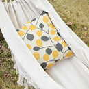 Amaca da Giardino Sospesa 288x150 cm in Tela con Frange Stile Boho Crema  