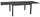 Ausziehbarer Gartentisch 135/270x90x75 cm in Cleveland Anthrazit Aluminium