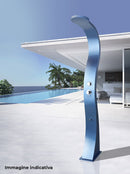 Doccia da Esterno Giardino Miscelatore e Lavapiedi Rosa