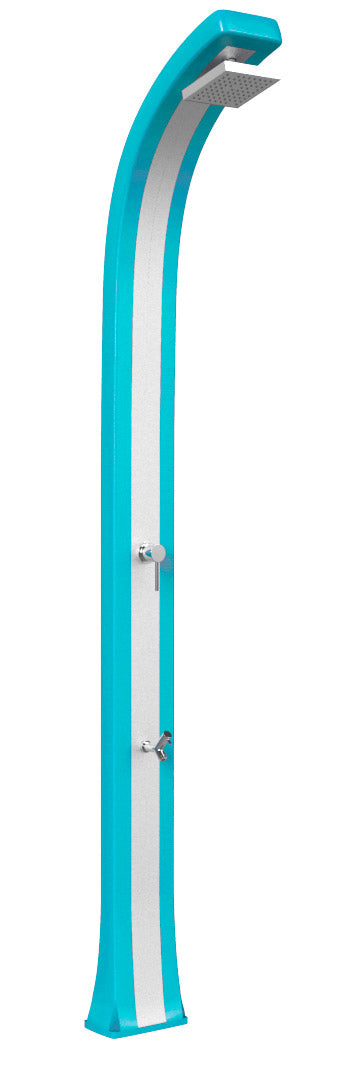 prezzo Doccia da Giardino Miscelatore e Lavapiedi Arkema Spring Plus Fascia Inox Blue Ocean