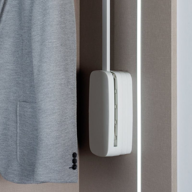 Spessore Laterale Appendiabiti per Armadio Sling Imballo 1 Set Plastica Bianca Tecnoplastica Emuca