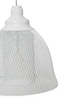 Paralume da Soffitto Net Ø31x33 cm Metallo Bianco