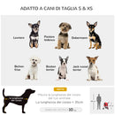 Passeggino per Cani Pieghevole Rosso 75x45x97 cm 