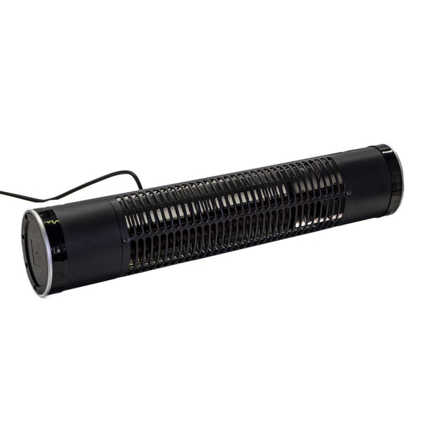 prezzo Stufa Elettrica ad Infrarossi da Esterno 71x13,5x17 cm 2000W in Alluminio Nero