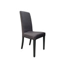 Set 2 Sedie 45x53x100 cm Edi Flash 17 tessuto sfoderabile antracite