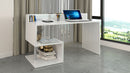 Scrivania a Giorno 140x60x92,5 cm Esse Bianco Lucido  