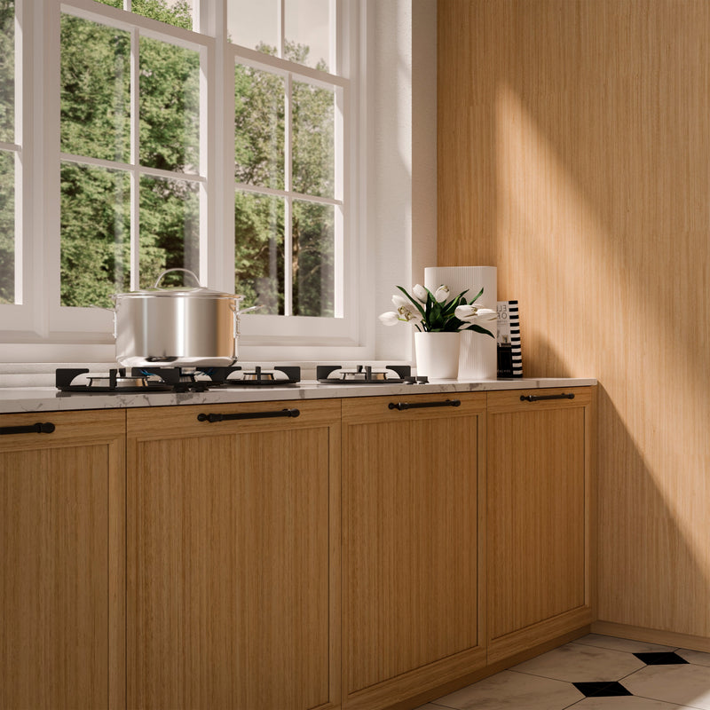 Set 20 Maniglie per Mobili 160 mm in Alluminio Emuca Suez Nero