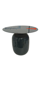 Tavolino Nalima Verdone D50 Rotondo in Metallo Seconda Scelta