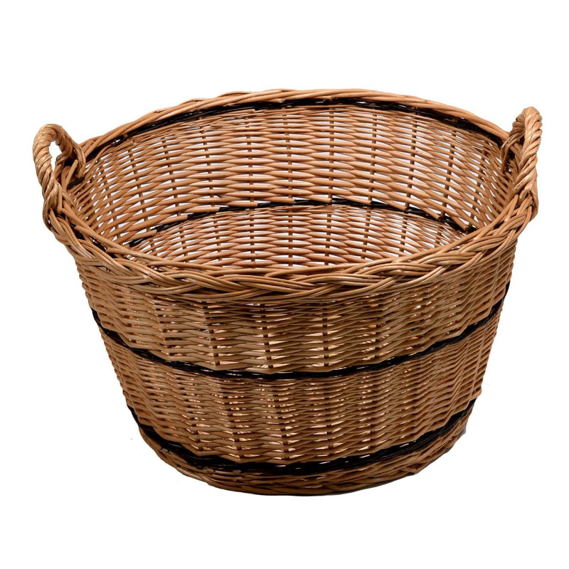 Cesta in Vimini con Manici ø58H31/38cm Europeo Batar