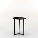 Tavolino in Metallo Ø49x61,5 cm TFT Ayan Nero