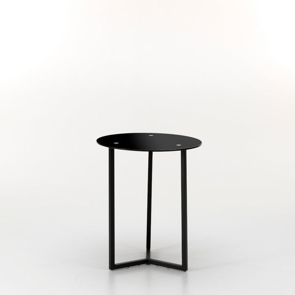 Couchtisch aus Metall Ø49x61,5 cm TFT Ayan Schwarz sconto