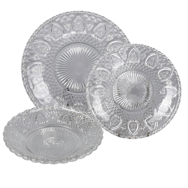 acquista 18-teiliges Tafelservice in Glas Villa d'Este Home Tivoli Le Sacre Coeur