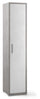 1-türiger Kleiderschrank 39 x 182 x 41 cm Zement/Weißoxid