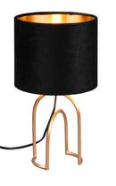 Lampada da Tavolo da Interno Attacco E14 in Metallo Oro