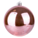 Set 9 Palle di Natale Ø10 cm in Plastica Rosa