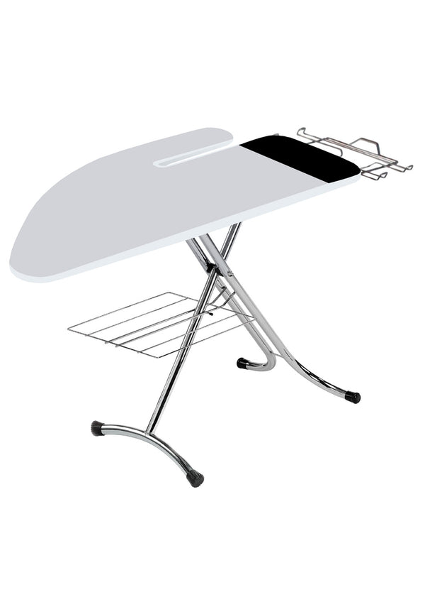 acquista Asse da Stiro Completo Combiboard Profi 125x48 cm con Piano Stiramaniche e Ripiano Regolabile in Altezza
