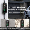 Caricabatterie Auto Elettrica 3,7 kW Tipo 2 con Cavo 5 m 6A-16A e Timer in TPU      