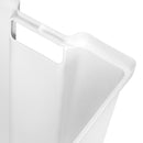 Cesto Portabiancheria Laundry Plastica Bianca Tecnoplastica e Acciaio Emuca