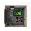 Casetta Box da Giardino Porta Utensili 204x275 cm in Polietilene Grigia