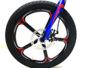 Bicicletta Pieghevole 20" in Alluminio Ruote in Lega Blu Cobalto