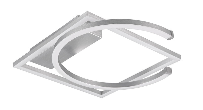 Plafoniera da Interno a LED SMD in Metallo Alluminio spazzolato