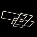 Plafoniera Modern in Metallo e Acrilico Line Nero