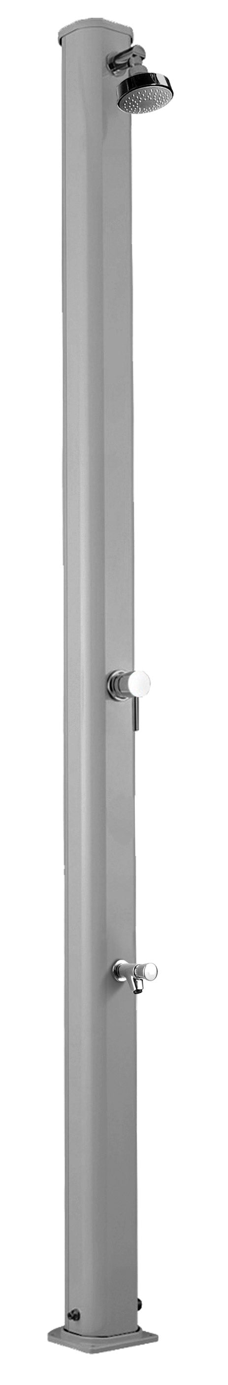 sconto Doccia Solare da Giardino 25L Miscelatore e Lavapiedi Arkema Jolly S Inox Paint