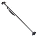 Bastone Telescopico per Anziani con Luce Led 85-97 cm Nero