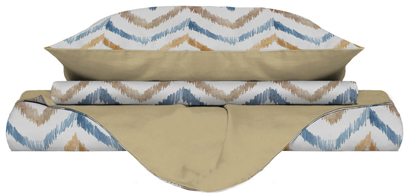 Copripiumino Double Face con Federe Stampato Hippy