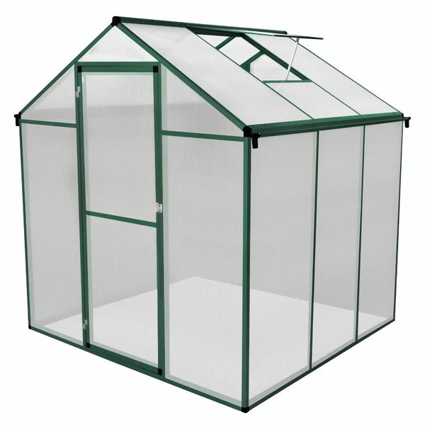 Serra da Giardino 180x180 cm Vetrate in Policarbonato e Finestra Verde acquista