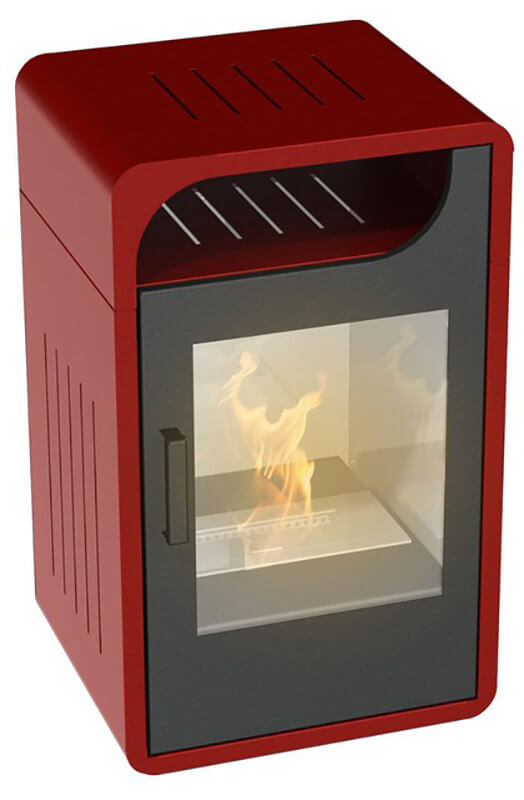 Indoor Bioethanol Kocher 3kW Vannini Fiammetta Junior Statica Bordeaux prezzo