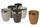 Set mit 6 Wassergläsern aus Steinzeug 330 ml Villa d'Este Home Tivoli Naima