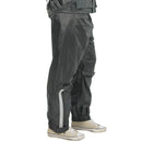 Set Antipioggia portivo Pantalone Giacca per Moto Scooter T.J. Marvin E37 Nero