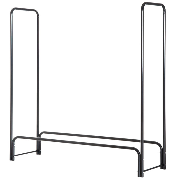 Holzhalter für Kamin 122 x 35 x 122 cm in Black Iron sconto